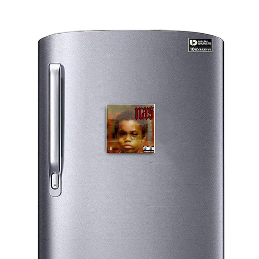 Nas - Illmatic LP Cover - Fridge Magnet