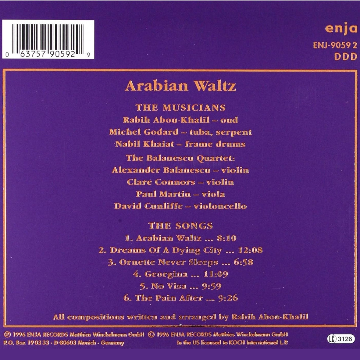 Rabih Abou-Khalil - Arabian Waltz - LP