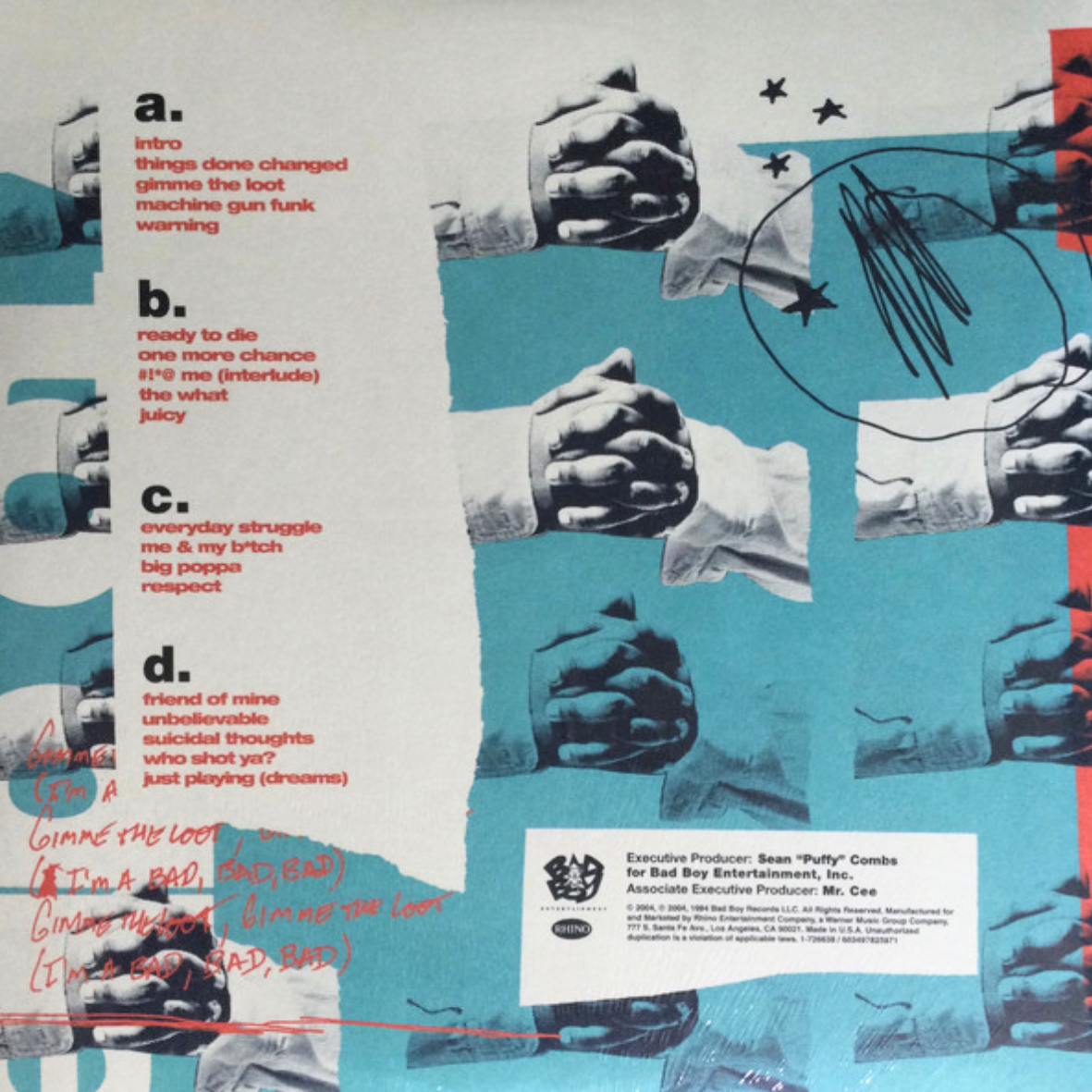 Notorious B.I.G - Ready To Die (Limited Edition Alt Cover On Blue & Orange Vinyl) - 2LP