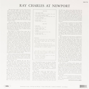 Ray Charles - Ray Charles At Newport (Clear Vinyl) - LP. Shop now online in uae