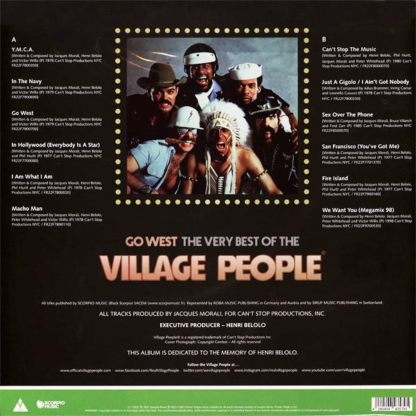 Village People - Go West - The Very Best Of The Village People (Limited Edition Colored Vinyl) - LP