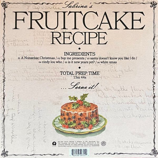 Sabrina Carpenter - Sabrina's Fruitcake Recipe (Limited Edition Olive Green Vinyl) - LP