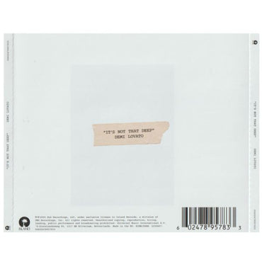 Demi Lovato - It's Not That Deep - CD