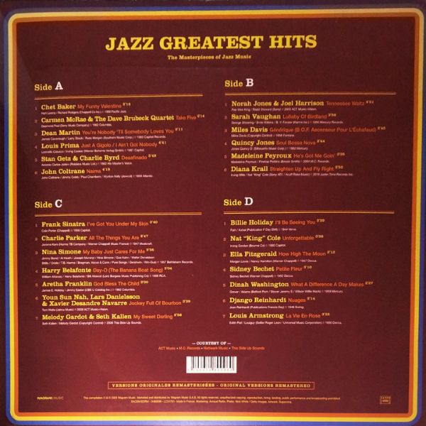 Various Artist - Jazz Greatest Hits - 2LP