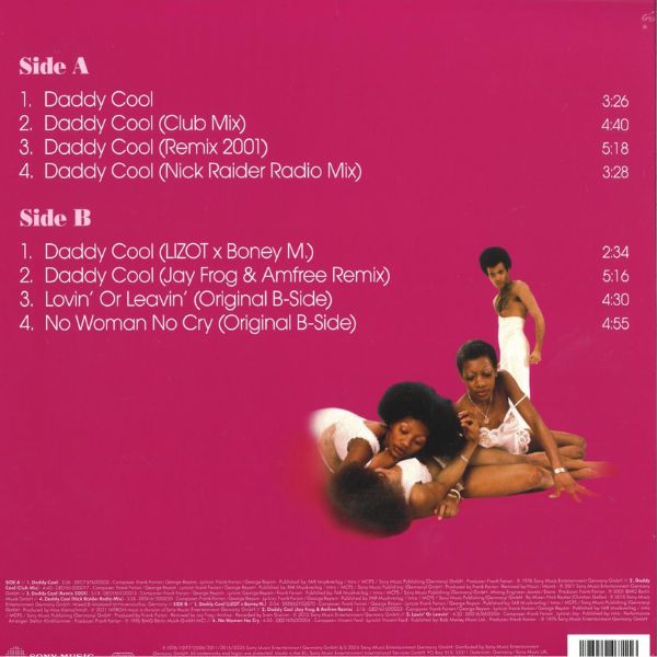 Boney M. - Daddy Cool ( limited Edition Pink Vinyl ) - 12"