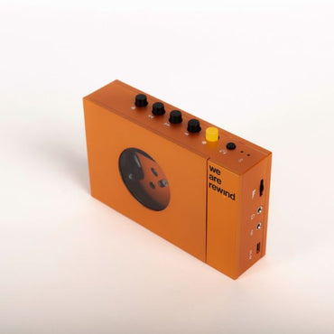 We Are Rewind - Portable Bluetooth Cassette Player (Serge Orange)