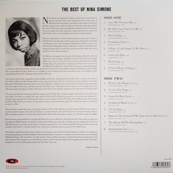 Nina Simone - The Best Of Nina Simone (Limited Edition Turquoise Vinyl) - LP