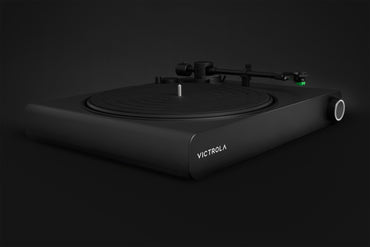 Victrola Stream Onyx Turntable Vinyl Record Player, Works with Sonos Wirelessly, High Precision Magnetic Cartridge, Semi-Automatic, Black Matte Finish