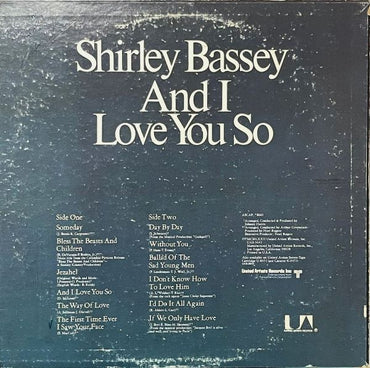Shirley Bassey – And I Love You So - LP (Used Vinyl)
