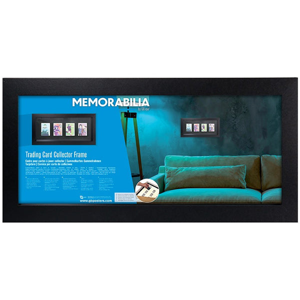 Frame - Trading Card Collector Frame 4 position Black (407cm)
