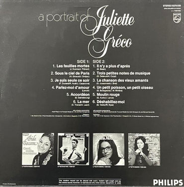 Juliette Gréco – A Portrait Of Juliette Gréco - LP (Used Vinyl)