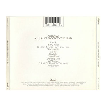 Coldplay - A Rush Of Blood To The Head - CD