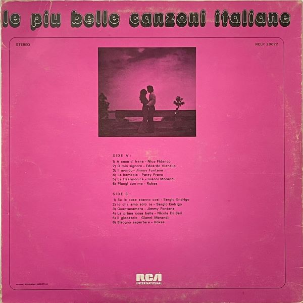Various – Le Piu Belle Canzoni Italiane - LP (Used Vinyl)