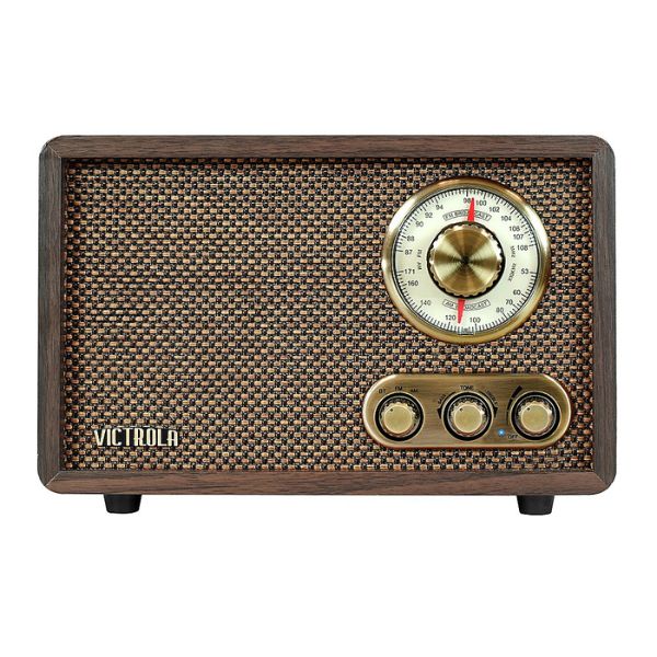 Victrola Retro Wood Bluetooth FM/AM Radio with Rotary Dial, Espresso. Now available online in UAE
