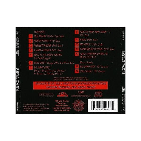 Eazy-E - Eazy Duz It - CD
