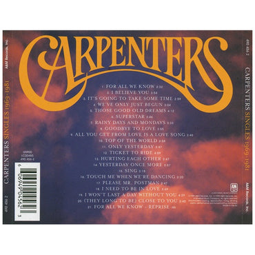 Carpenters - Singles 1969-1981 - CD