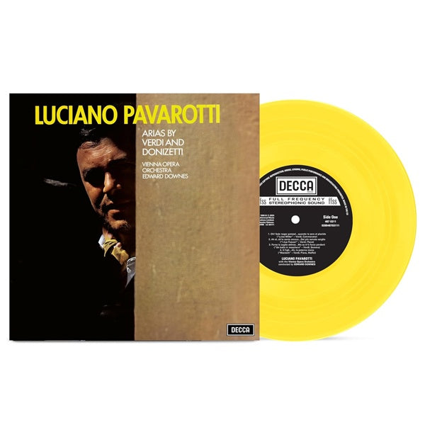 Luciano Pavarotti - Arias by Verdi Donizetti (Limited Edition Yellow Vinyl) - LP