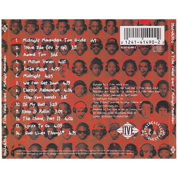 A Tribe Called Quest - Midnight Marauders - CD