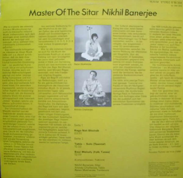 Nikhil Banerjee - Master Of The Sitar - LP(Used Vinyl)
