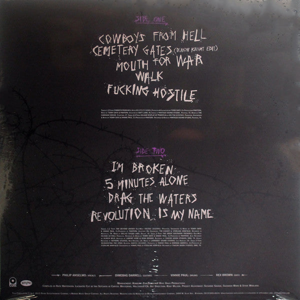 Pantera - History Of Hostility - LP