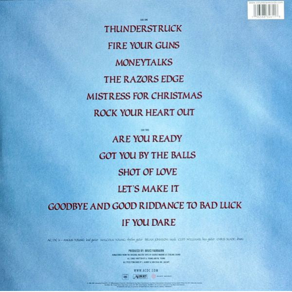 AC/DC - The Razors Edge (Limited Edition Gold Vinyl) - LP