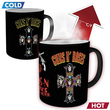 GUNS N ROSES - Mug Heat Change - 320 ml - Cross - mug. Shop now online