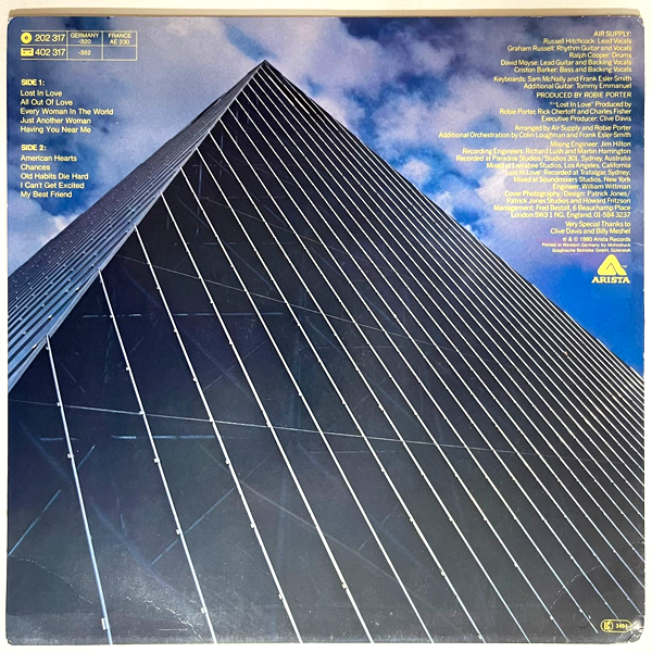 Air Supply - Lost In Love - LP (Used Vinyl)