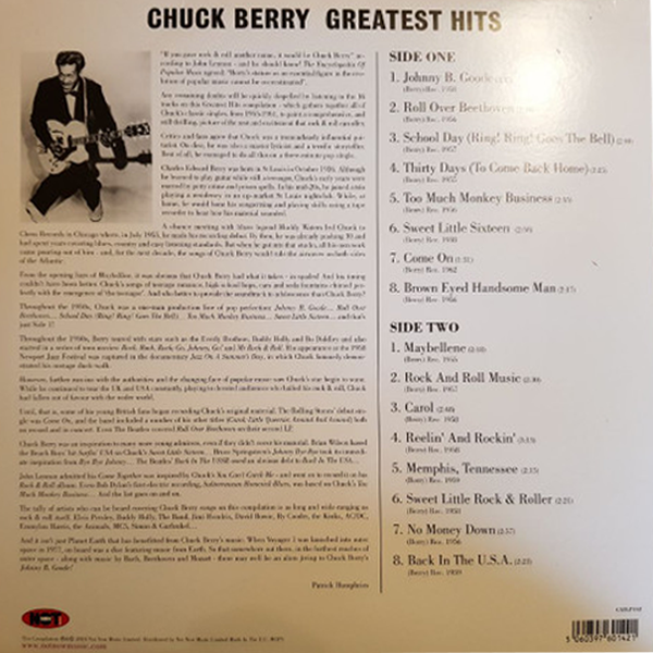 Chuck Berry - Greatest Hits - LP