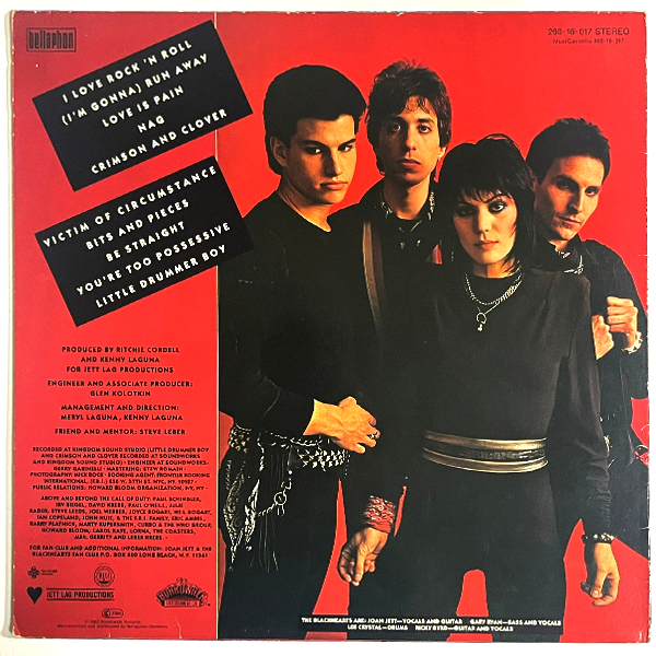 Joan Jett & The Blackhearts - I Love Rock N Roll - LP (Used Vinyl)