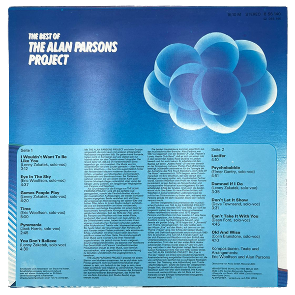 Alan Parsons Project - Best Of - LP (Used Vinyl)