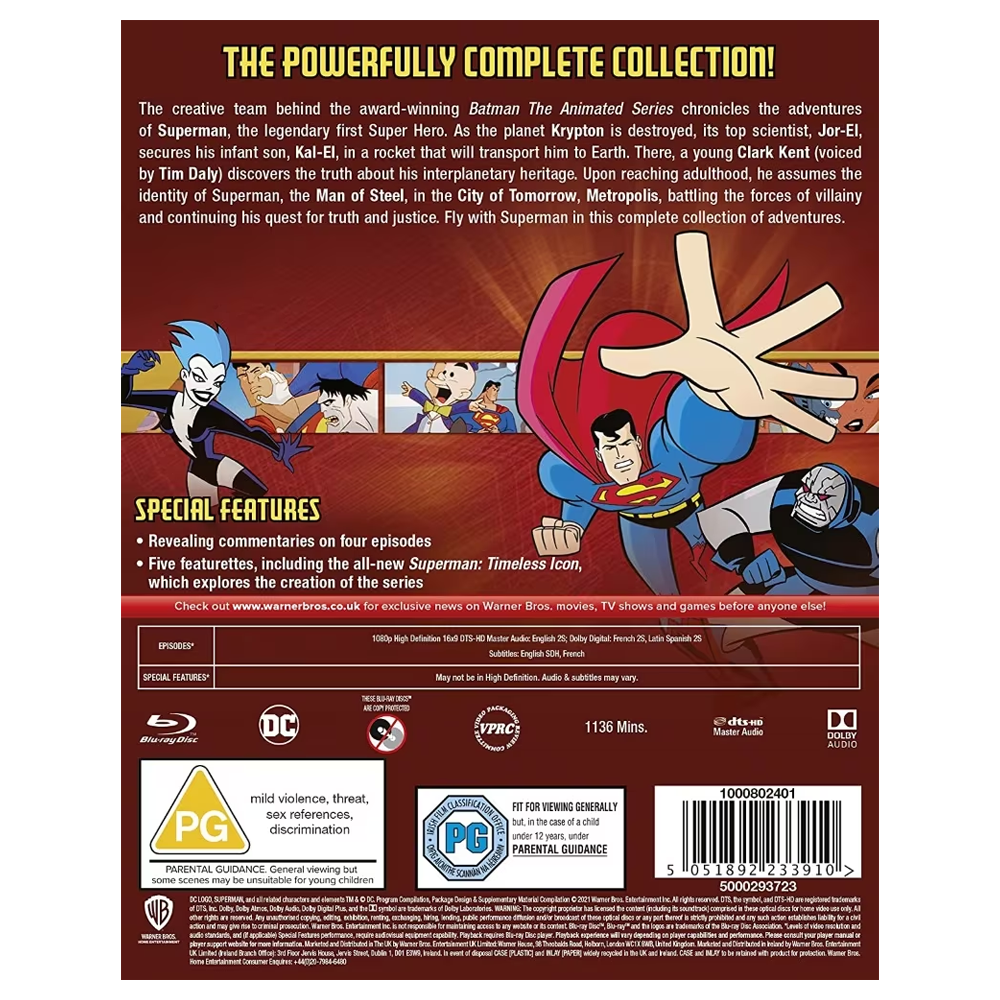 Superman - The Animated Series (6 Disc) - Blu Ray