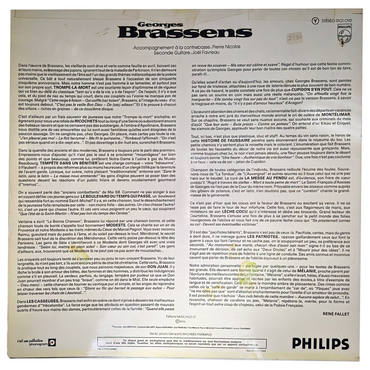 Georges Brassens - Nouvelles Chansons - LP (Used Vinyl)