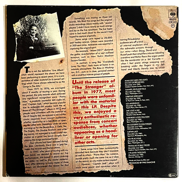 Billy Joel - Songs In The Attic - LP (Used Vinyl)