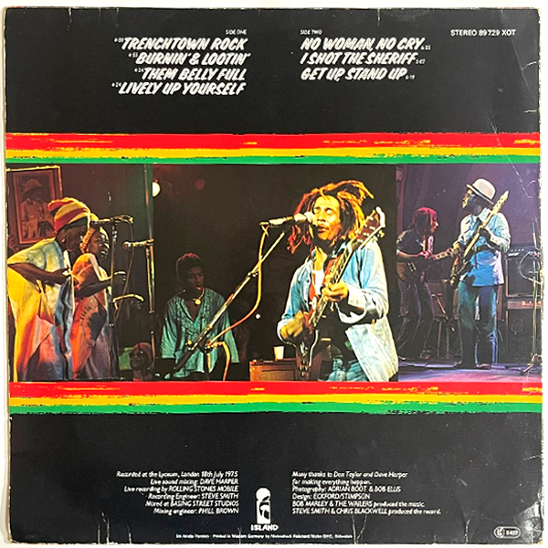 Bob Marley & The Wailers - Live! - LP (Used Vinyl)
