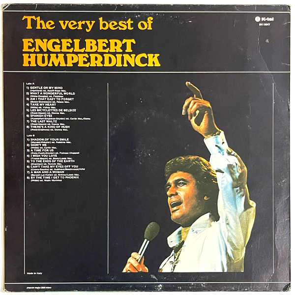 Engelbert Humperdinck - The Very Best Of - LP (Used Vinyl)