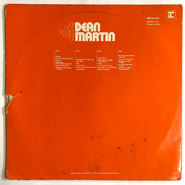 Dean Martin - The Most Beautiful Songs Of Dean Martin - 2LP (Used Vinyl)