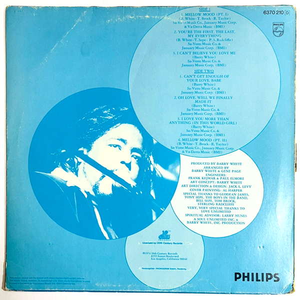 Barry White - Cant Get Enough - LP (Used Vinyl)