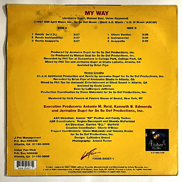Usher - My Way - 12" (Used Vinyl). Shop now online in uae