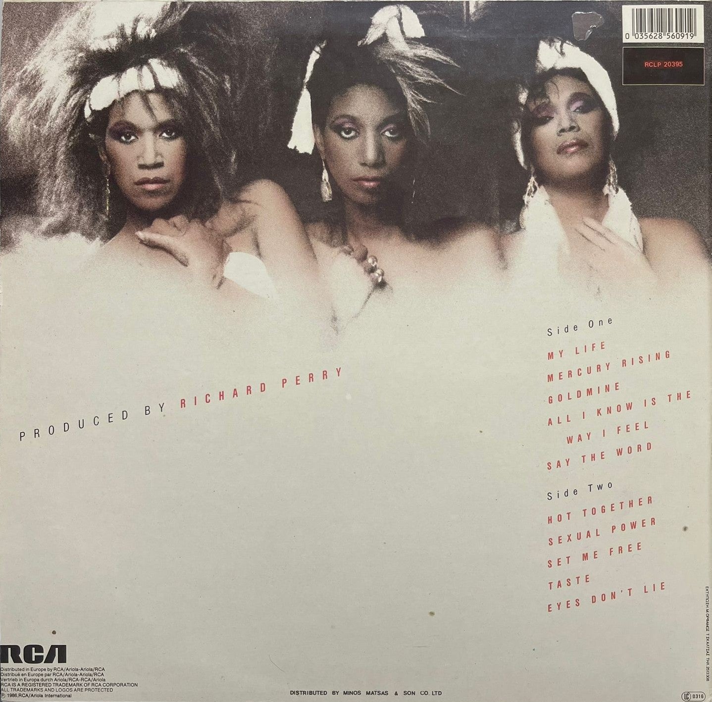 Pointer Sister - Hot Together - LP (Used Vinyl)