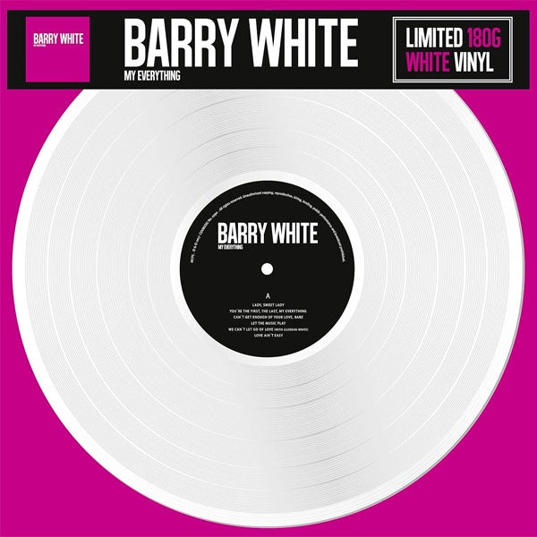 Barry White - My Everything ( Limited Edition White Vinyl) - LP