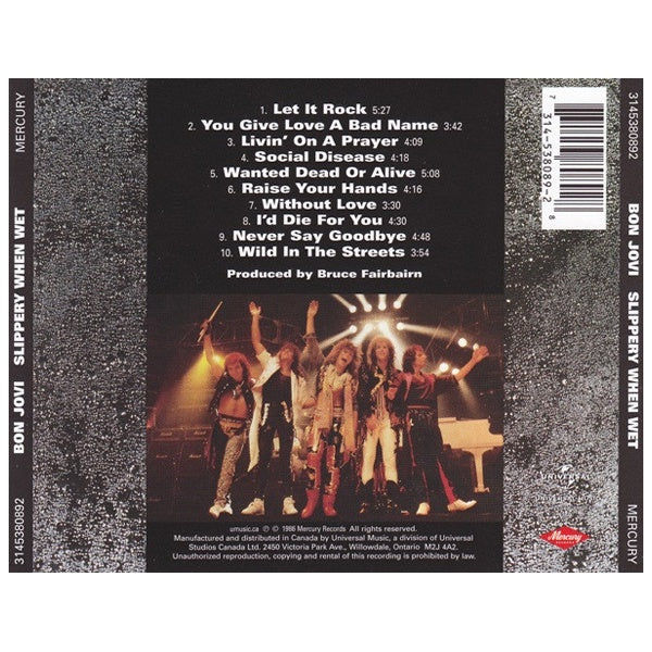 Bon Jovi - Slippery When Wet - CD