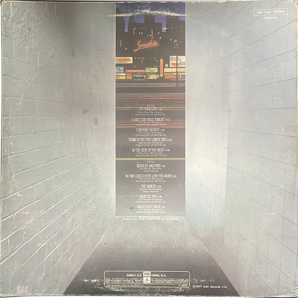 Smokie - Bright Lights & Back Alleys - LP (Used Vinyl)