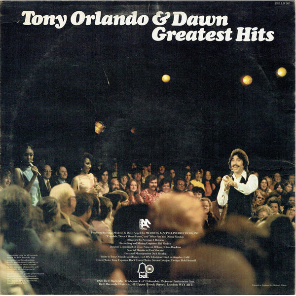 Tony Orlando & Dawn - Greatest Hits - LP (Used Vinyl)