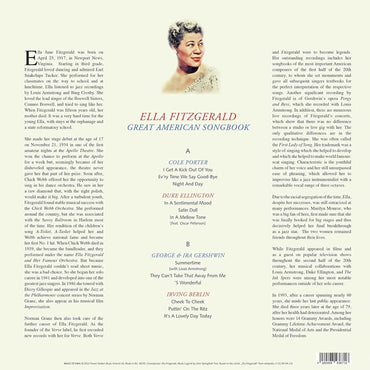 Ella Fitzgerald - Great American Songbook (Limted Edition & Numbered , Red Vinyl)- LP