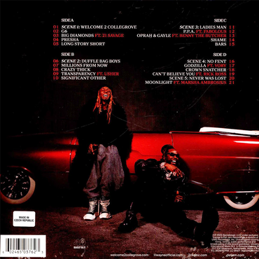 Lil Wayne & 2 Chainz - Welcome 2 Collegrove (RSD 2024 Exclusive - Limited to 3000 Units) - 2LP
