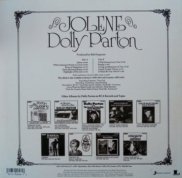 Dolly Parton - Jolene - LP