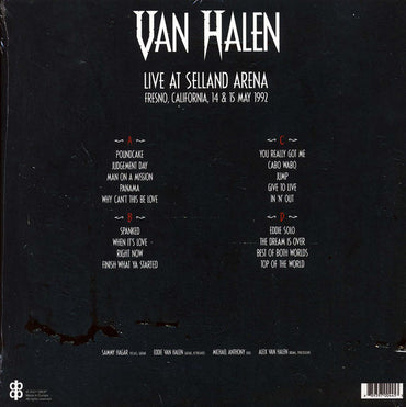 Van Halen - Live At Selland Arena, Fresno, California, 14 & 15 May 1992 - 2LP