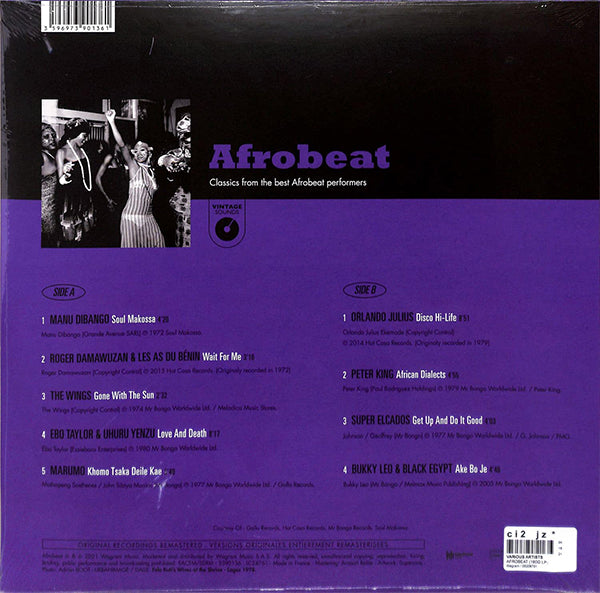 Various Artists - AFROBEAT - Classics From The Best Afrobeat Performers - LP