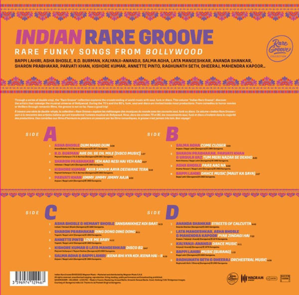 Various Artists - Indian Rare Groove (Rare Funky Songs From Bollywood) - 2LP