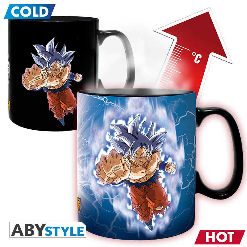 Son Goku vs Jiren Design Dragon Ball Z Licensed Black 460 ml Ceramic Heat Changing Mug